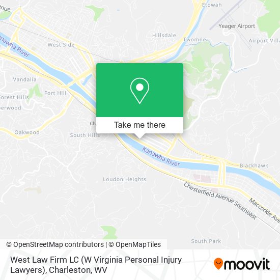 Mapa de West Law Firm LC (W Virginia Personal Injury Lawyers)