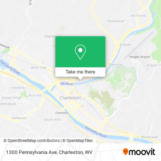 1300 Pennsylvania Ave map