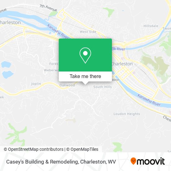 Casey's Building & Remodeling map