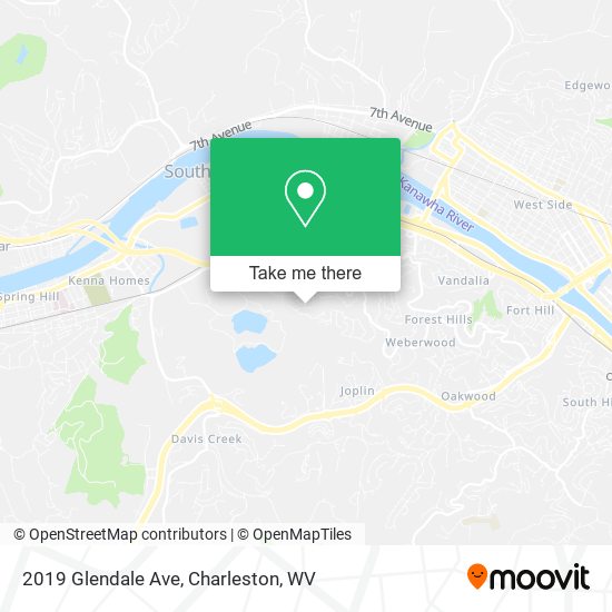 2019 Glendale Ave map