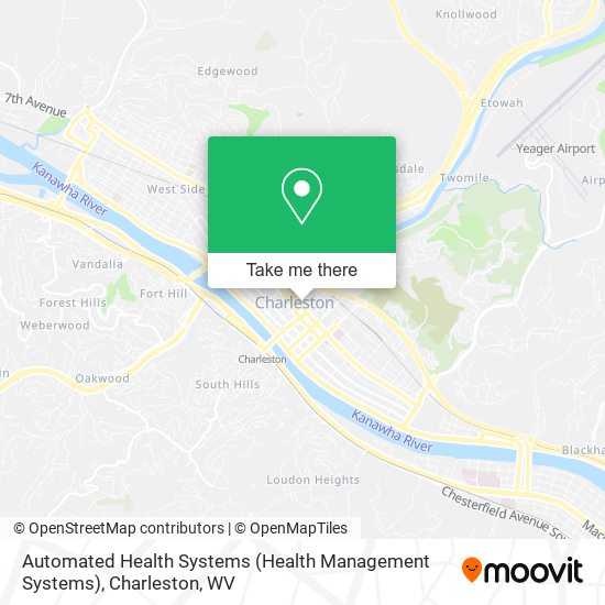 Automated Health Systems (Health Management Systems) map