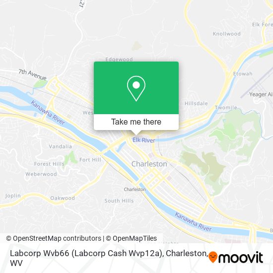 Labcorp Wvb66 (Labcorp Cash Wvp12a) map