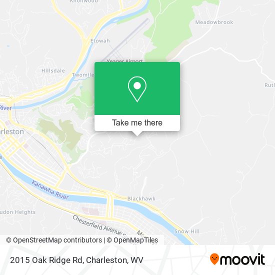 2015 Oak Ridge Rd map