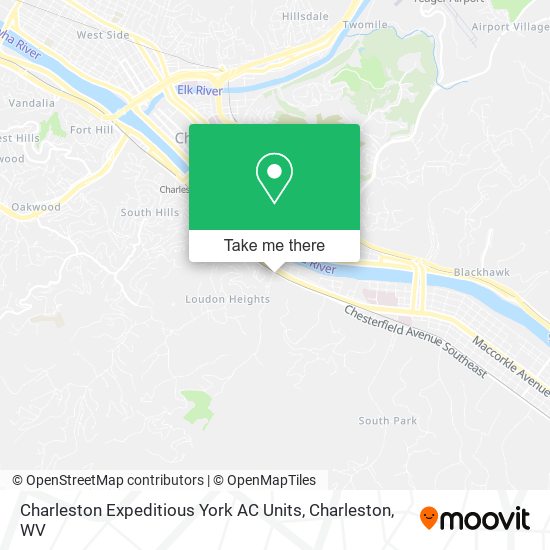 Charleston Expeditious York AC Units map
