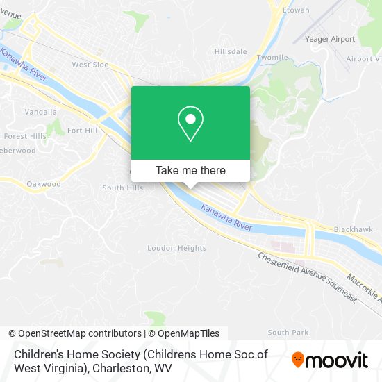Children's Home Society (Childrens Home Soc of West Virginia) map