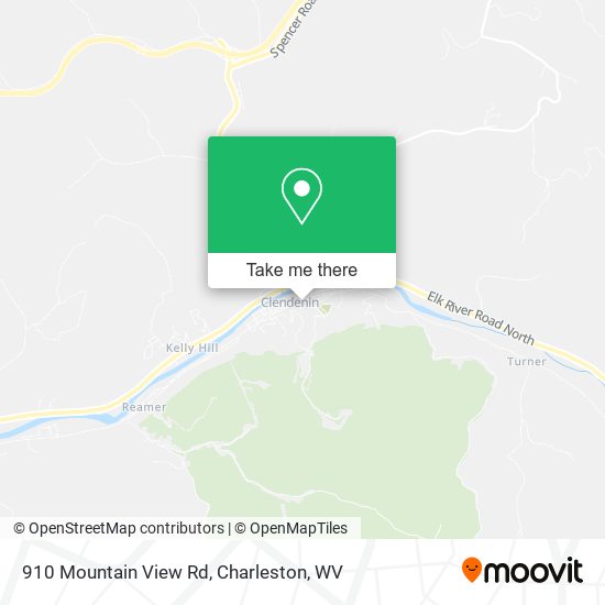 910 Mountain View Rd map