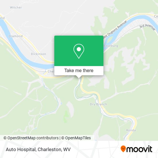 Mapa de Auto Hospital