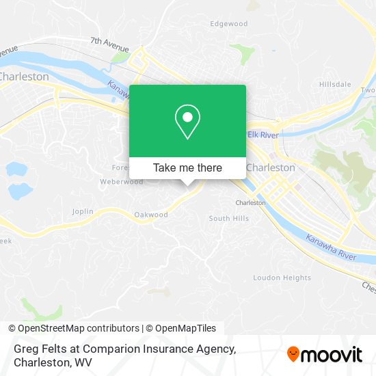 Greg Felts at Comparion Insurance Agency map