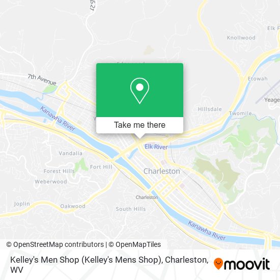 Kelley's Men Shop map