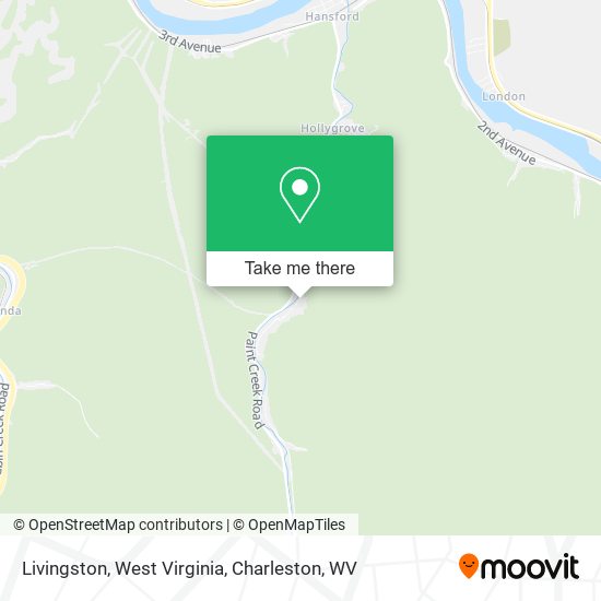 Mapa de Livingston, West Virginia