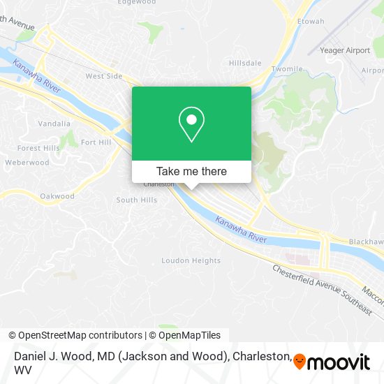 Daniel J. Wood, MD (Jackson and Wood) map