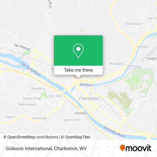 Gideons International map