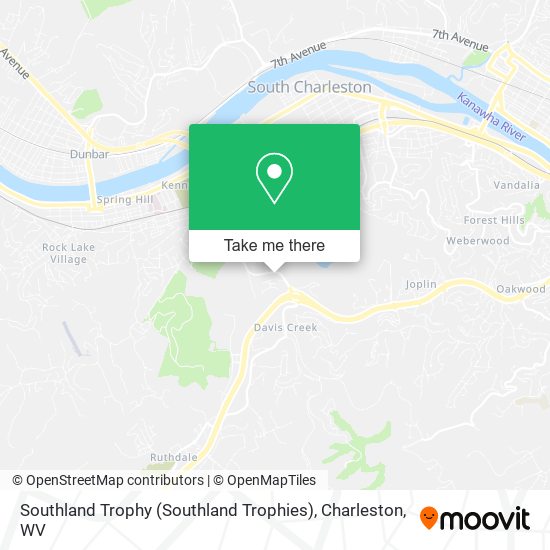 Mapa de Southland Trophy (Southland Trophies)