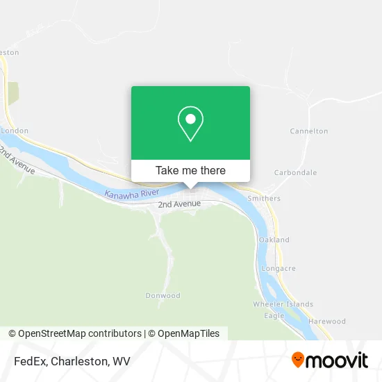 FedEx map