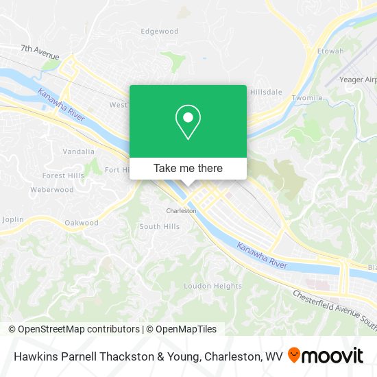 Hawkins Parnell Thackston & Young map