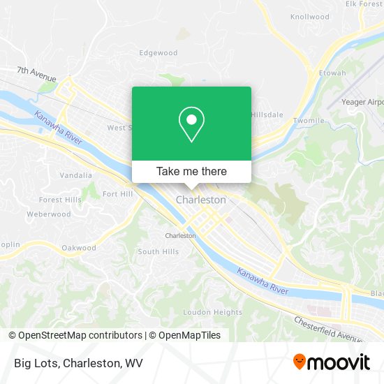 Mapa de Big Lots