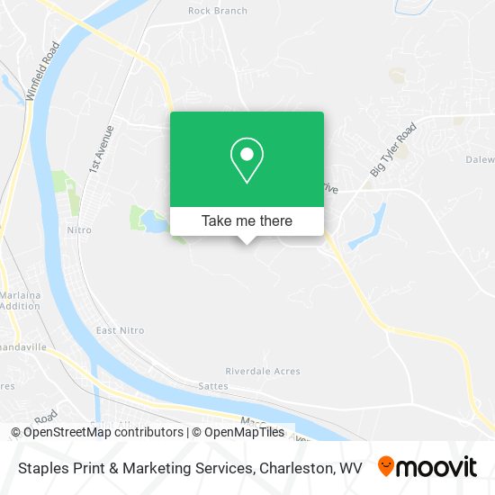 Mapa de Staples Print & Marketing Services