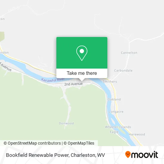 Mapa de Bookfield Renewable Power