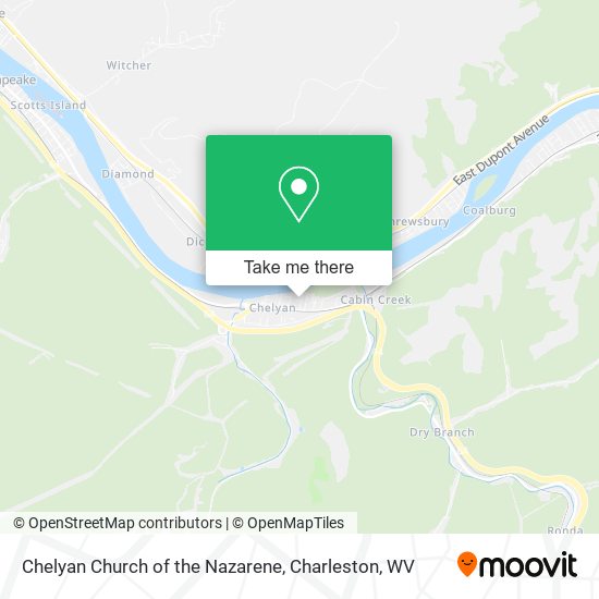 Mapa de Chelyan Church of the Nazarene