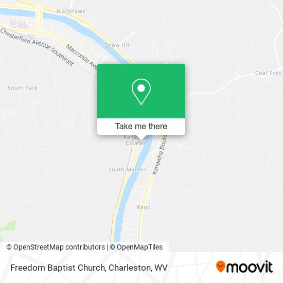 Freedom Baptist Church map