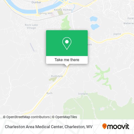 Charleston Area Medical Center map