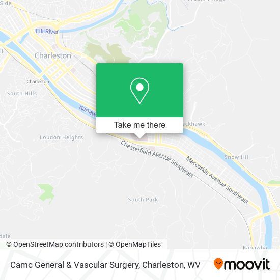 Camc General & Vascular Surgery map