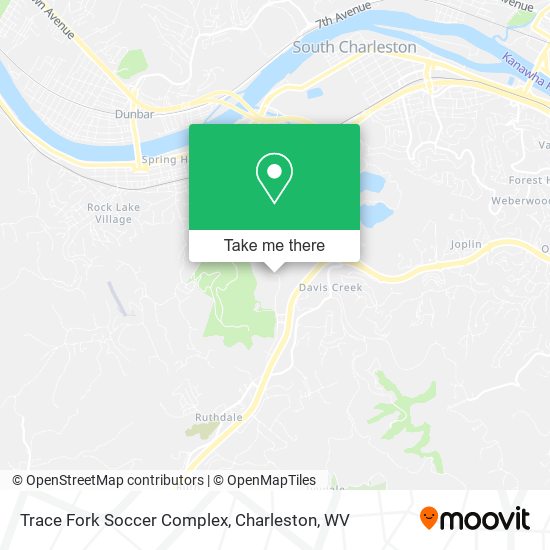 Mapa de Trace Fork Soccer Complex