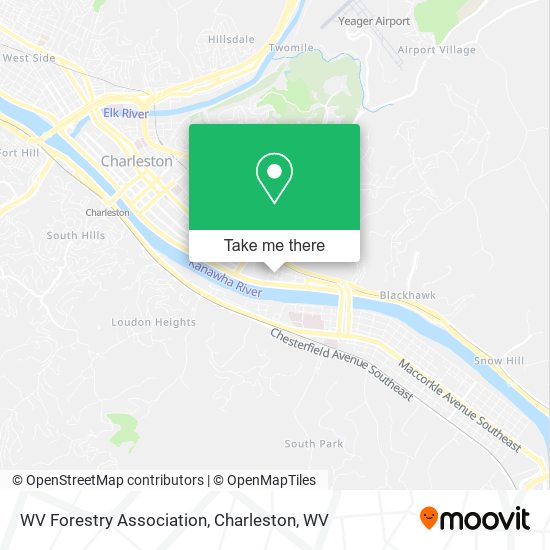 WV Forestry Association map