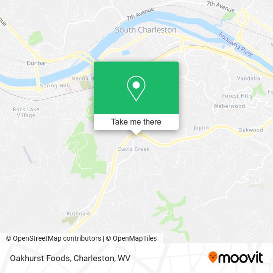 Mapa de Oakhurst Foods