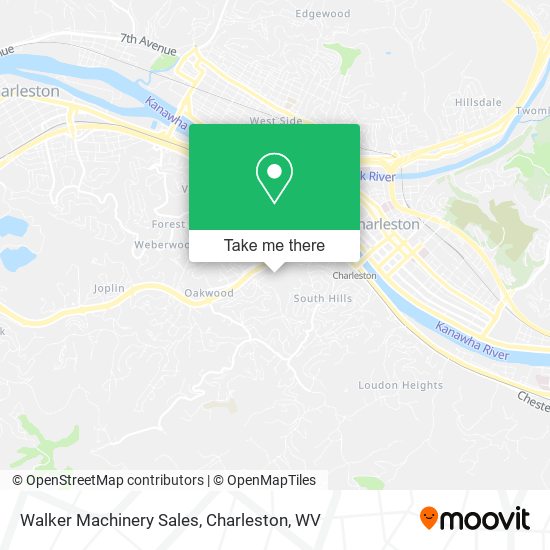 Walker Machinery Sales map