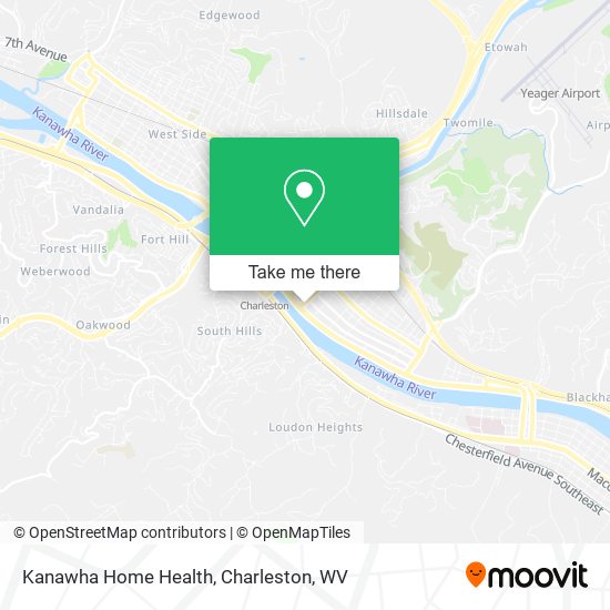 Kanawha Home Health map