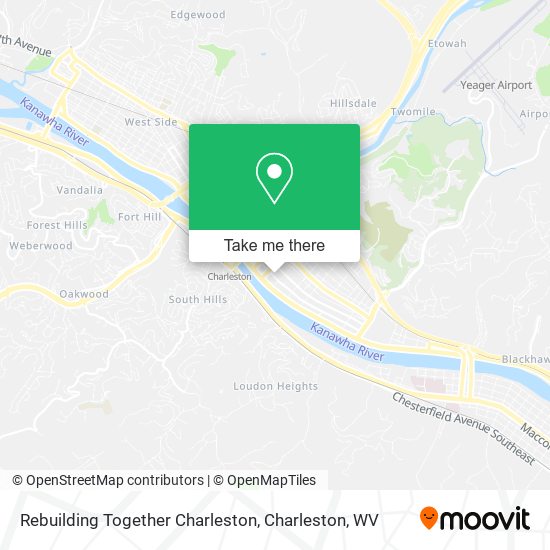 Rebuilding Together Charleston map