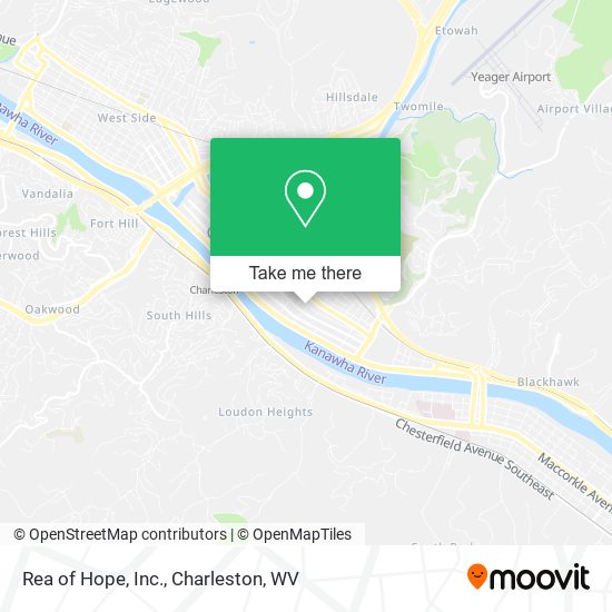 Mapa de Rea of Hope, Inc.