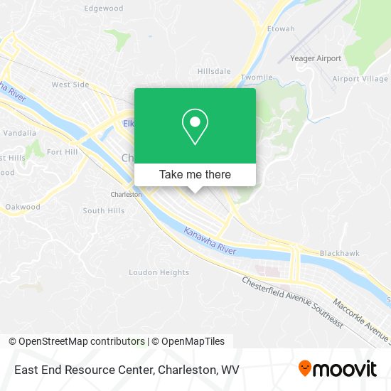East End Resource Center map