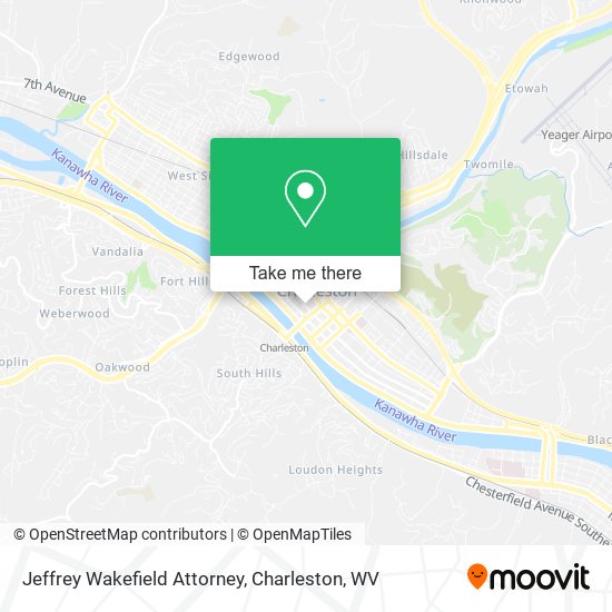 Jeffrey Wakefield Attorney map