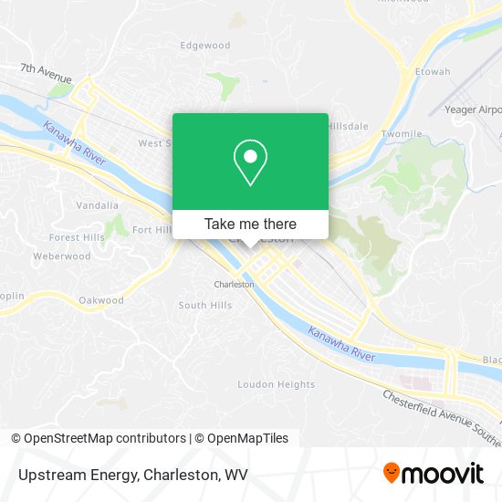 Mapa de Upstream Energy