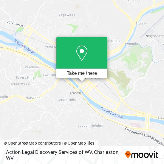 Mapa de Action Legal Discovery Services of WV