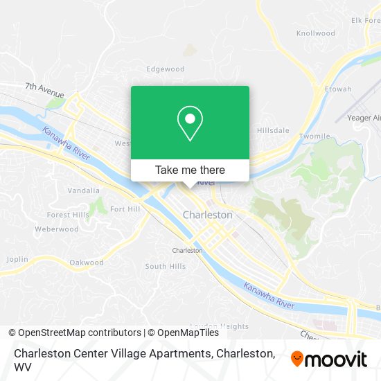 Charleston Center Village Apartments map