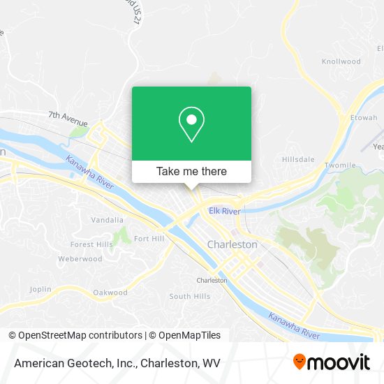 American Geotech, Inc. map