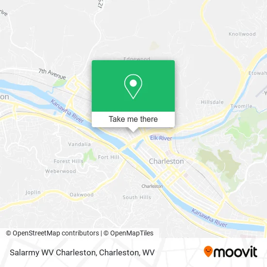 Salarmy WV Charleston map