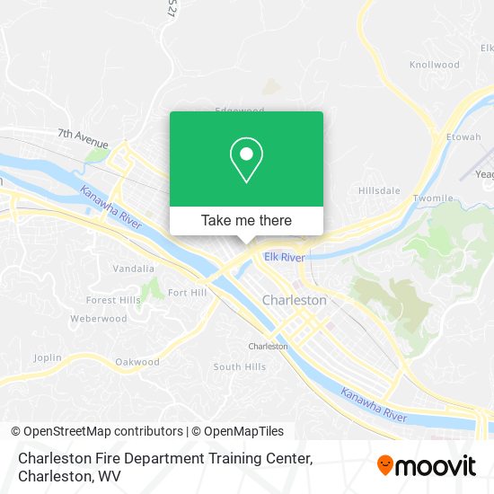Charleston Fire Department Training Center map
