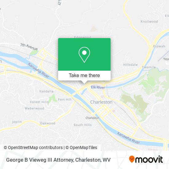 George B Vieweg III Attorney map