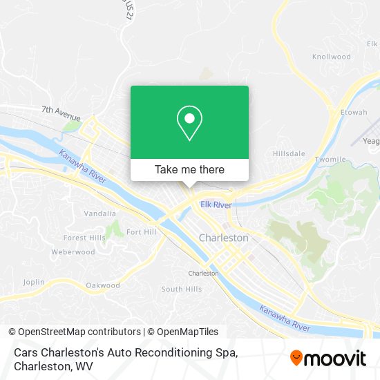 Cars Charleston's Auto Reconditioning Spa map