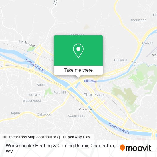 Workmanlike Heating & Cooling Repair map