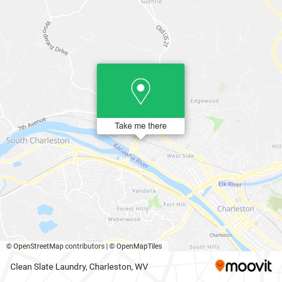 Clean Slate Laundry map
