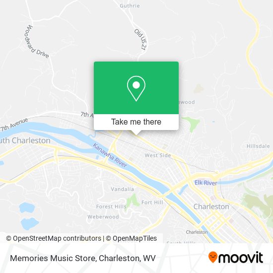 Mapa de Memories Music Store