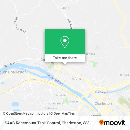 SAAB Rosemount Tank Control map