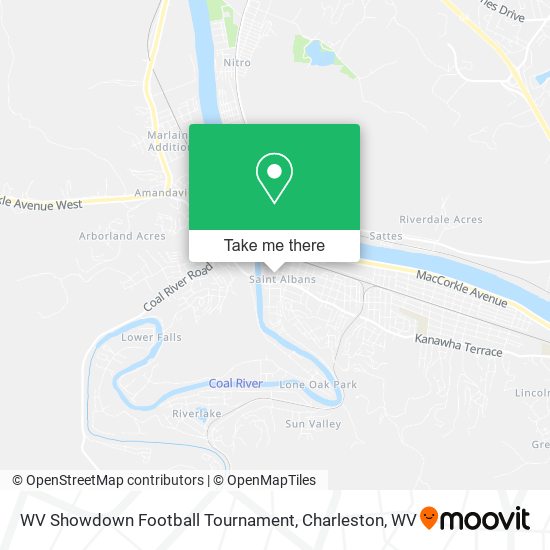 Mapa de WV Showdown Football Tournament