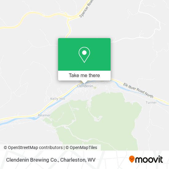 Clendenin Brewing Co. map