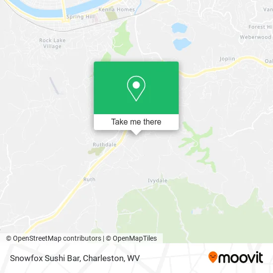 Snowfox Sushi Bar map